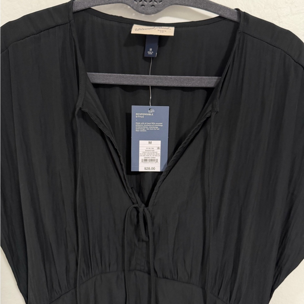 Tie-Front Flutter Short Sleeve Mini A-Line Dress - Universal Thread Medium NWT - Picture 8 of 15